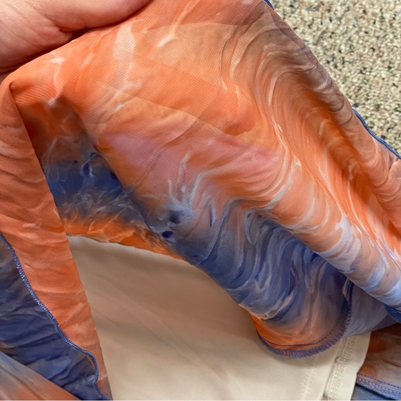 Paper Doll Dress! Size Medium! Evening Cocktail Party Hi-Lo Pastel Watercolor - Picture 12 of 16